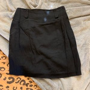 Vintage Express high waisted black skirt